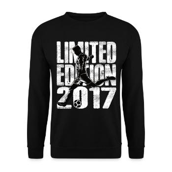 Limited Edition 2017 Limited Edition Fußball - Unisex Pullover - Schwarz - Vorne - Alina (178cm) & Michal (187cm)