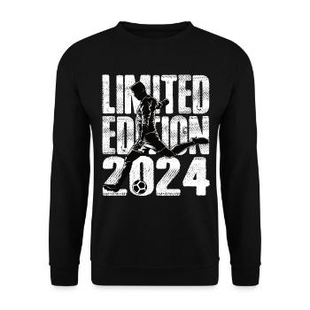 Football en édition limitée 2024 en édition limitée - Sweat-shirt Unisexe - noir - Devant - Alina (178cm) & Michal (187cm)