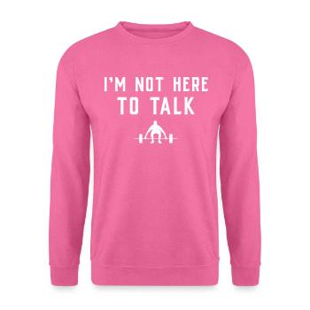 T-shirt de gymnastique drôle de remise en forme Gym d’entraînement - Sweat-shirt Unisexe - rose - Devant