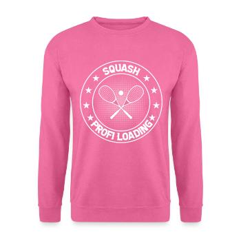 Squash Profi - Chargement de Squash profi - Sweat-shirt Unisexe - rose - Devant