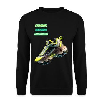 CRIMINAL SHOE - Unisex Sweatshirt - black - Front - Alina (178cm) & Michal (187cm)