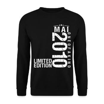 May 2010 May Anniversary May 2010 - Unisex Sweatshirt - black - Front - Alina (178cm) & Michal (187cm)