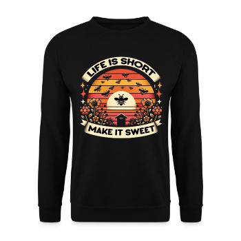 Amoureux des abeilles Apiculteurs Amis de la nature Apiculteurs - Sweat-shirt Unisexe - noir - Devant - Alina (178cm) & Michal (187cm)