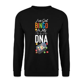 Bingo Player I've Got Bingo In My - Unisex Pullover - Schwarz - Vorne - Alina (178cm) & Michal (187cm)