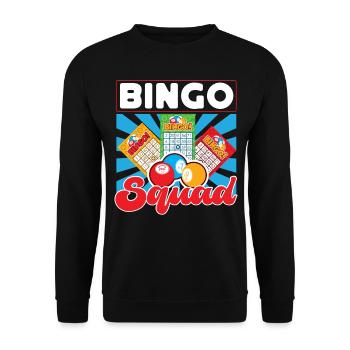 Joueur de bingo Bingo Squad - Sweat-shirt Unisexe - noir - Devant - Alina (178cm) & Michal (187cm)