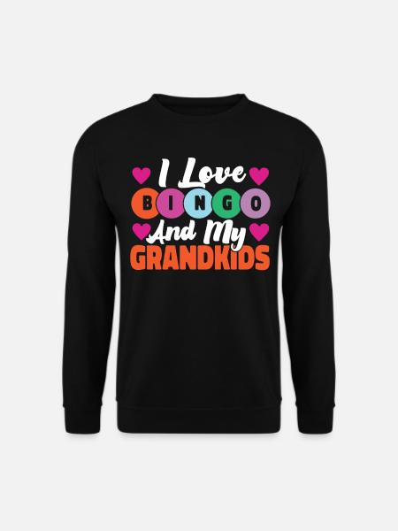 Bingo Player Grandma Grandpa I - Unisex Pullover - Schwarz