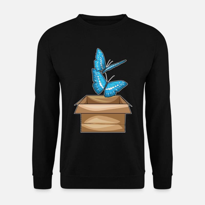 Butterfly Box - Unisex Sweatshirt - black