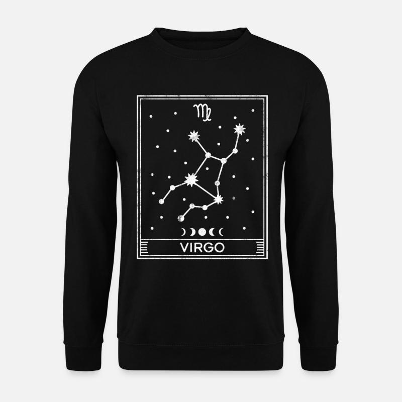 Sternzeichen Jungfrau - Unisex Pullover - Schwarz
