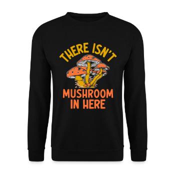 Hier Gibt Es Keinen Pilz Veganer Vegetarier - Unisex Pullover - Schwarz - Vorne - Alina (178cm) & Michal (187cm)