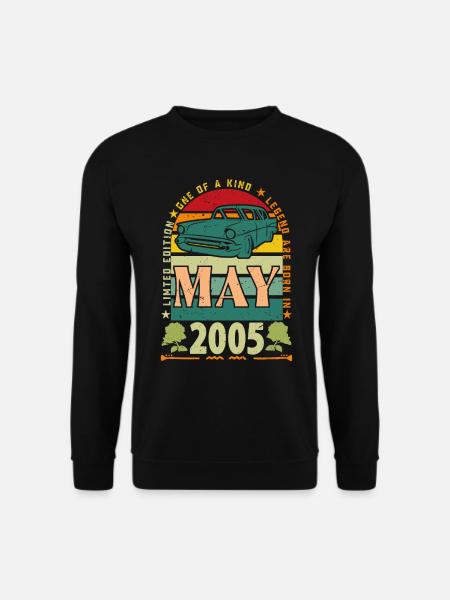 Mai 2005, Mai 2005, Mai 2005. - Unisex Pullover - Schwarz