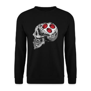 Rugby Game Rugby Lover Rugby Player - Unisex Pullover - Schwarz - Vorne - Alina (178cm) & Michal (187cm)