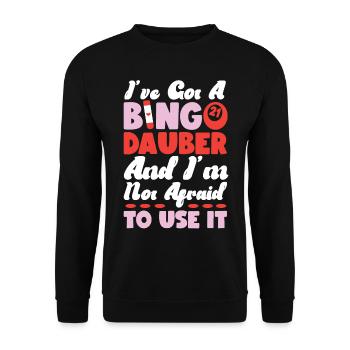 Bingo Player I've Got A Bingo - Unisex Pullover - Schwarz - Vorne - Alina (178cm) & Michal (187cm)