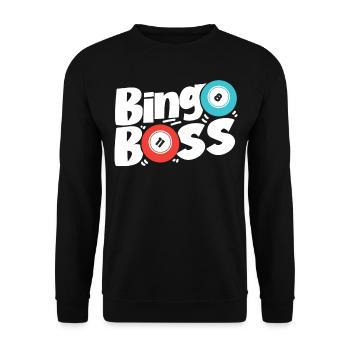 Bingo Player Bingo - Unisex Sweatshirt - black - Front - Alina (178cm) & Michal (187cm)