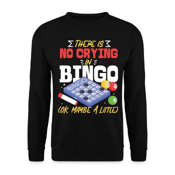 Bingo Player There Is No Crying In - Unisex Pullover - Schwarz - Vorne - Alina (178cm) & Michal (187cm)