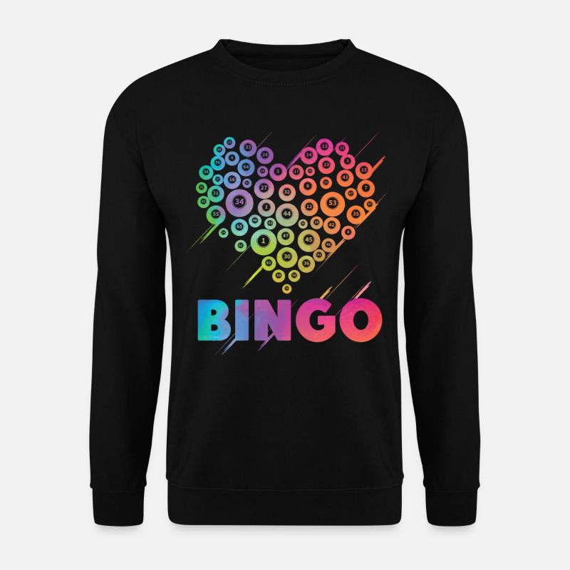 Bingo Player Heart Bingo - Sweat-shirt Unisexe - noir