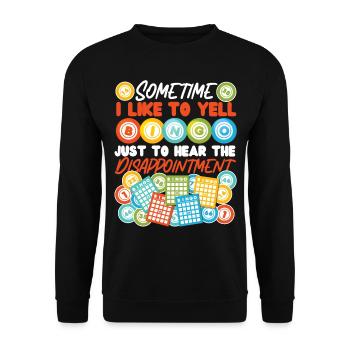 Bingo Player Sometimes I Like To - Unisex Pullover - Schwarz - Vorne - Alina (178cm) & Michal (187cm)