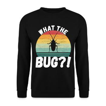 Pest Control Exterminator - Unisex Sweatshirt - black - Front - Alina (178cm) & Michal (187cm)
