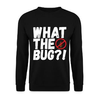 Pest Control Exterminator - Unisex Sweatshirt - black - Front - Alina (178cm) & Michal (187cm)