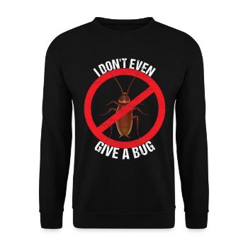 Pest Control Exterminator - Unisex Sweatshirt - black - Front - Alina (178cm) & Michal (187cm)