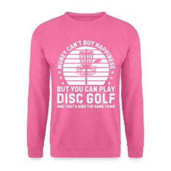 Joueur de disc golf drôle Disc golfeur drôle - Sweat-shirt Unisexe - rose - Devant