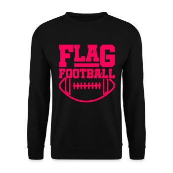 Flag Football - Sweat-shirt Unisexe - noir - Devant - Alina (178cm) & Michal (187cm)