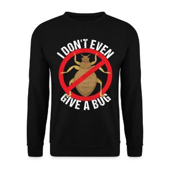 Pest Control Exterminators - Unisex Sweatshirt - black - Front - Alina (178cm) & Michal (187cm)