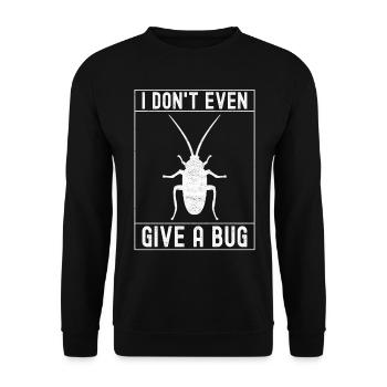 Pest Control Exterminators - Unisex Sweatshirt - black - Front - Alina (178cm) & Michal (187cm)