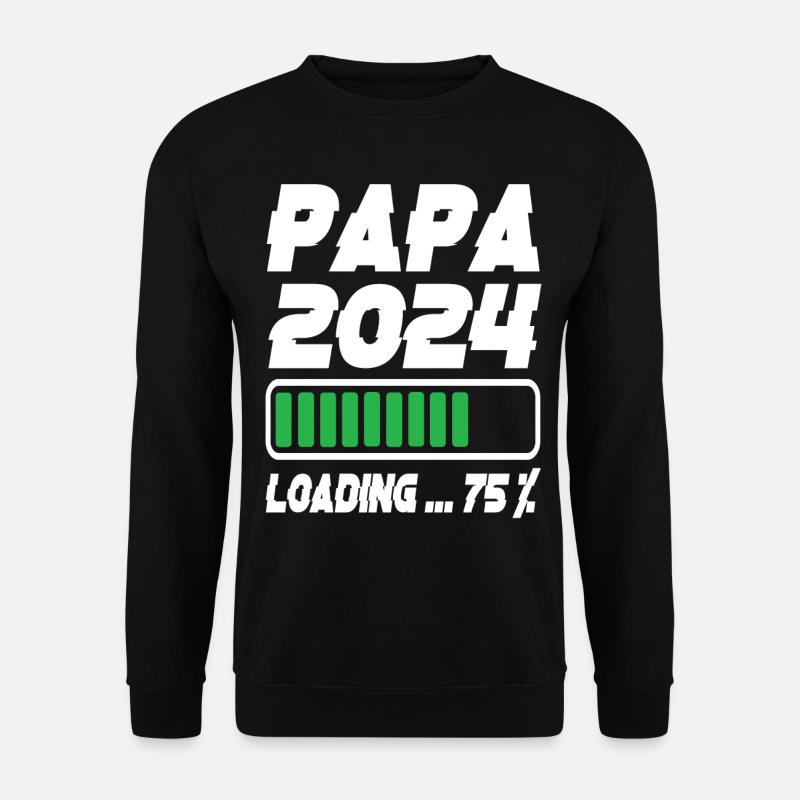 Papa 2024 Loading - Unisex Sweatshirt - black