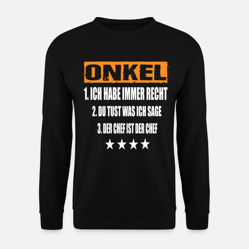 Oncle - Sweat-shirt Unisexe - noir