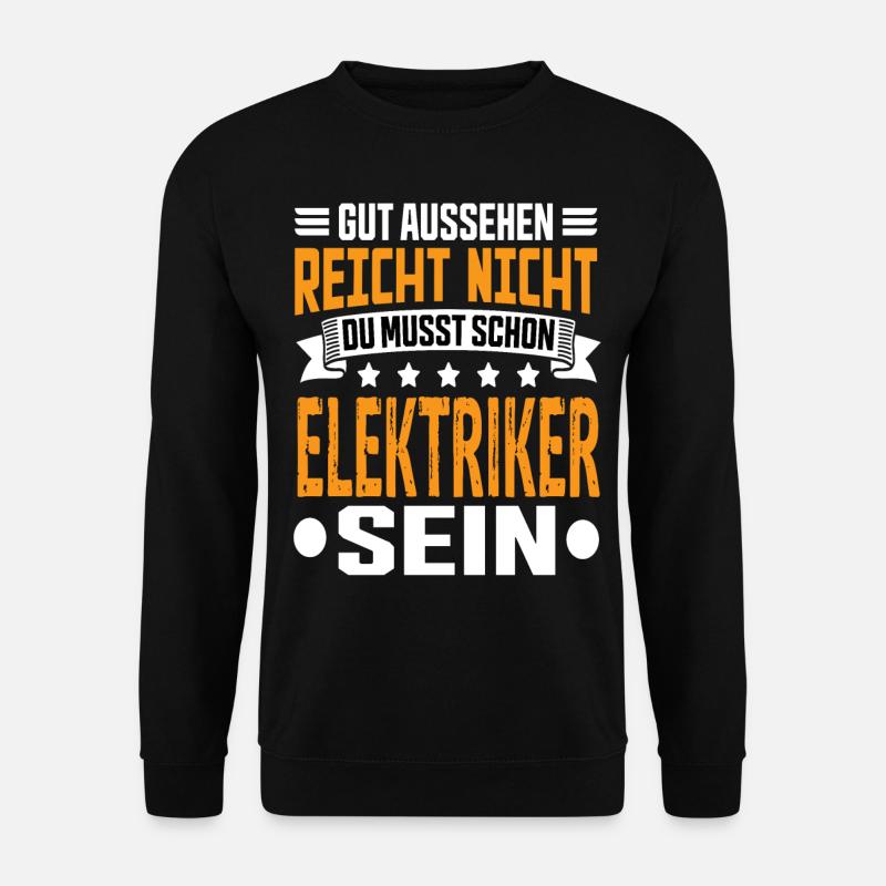 Elektriker - Unisex Pullover - Schwarz