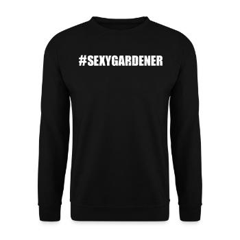 Hobby Jardinier Paysagiste Paysagiste - #SexyGarde - Sweat-shirt Unisexe - noir - Devant - Alina (178cm) & Michal (187cm)