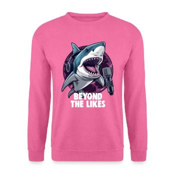 Digital Creator Beyond the likes Social Media - Unisex Pullover - Pink - Vorne