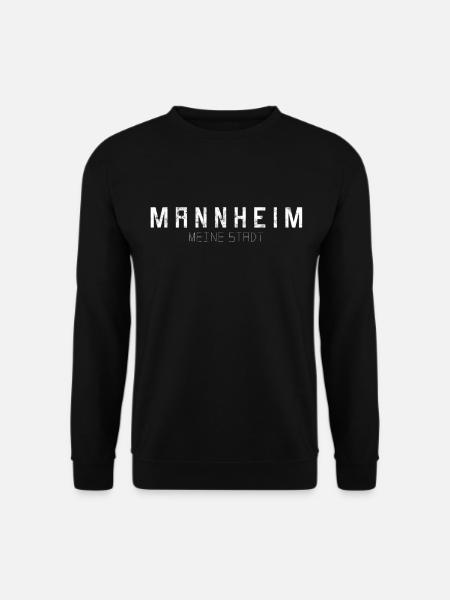 Mannheim Ma ville - Sweat-shirt Unisexe - noir