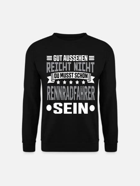 Rennrad Rennradfahrer Rennrad Fahrrad Rennräder - Unisex Pullover - Schwarz