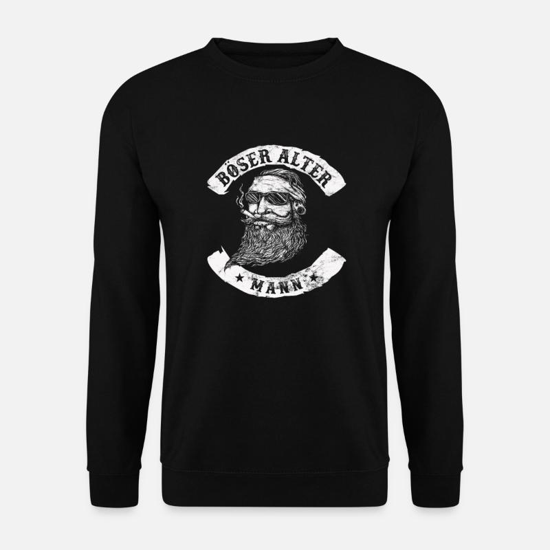 Böser Alter Mann - Unisex Pullover - Schwarz