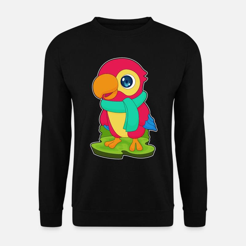 Écharpe d’hiver Parrot - Sweat-shirt Unisexe - noir