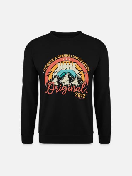 Juni 2012 Juni Jubiläum 2012 Juni Original - Unisex Pullover - Schwarz
