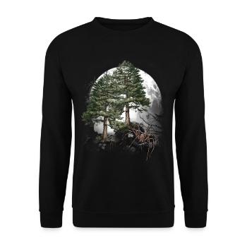 Araignées d'Halloween, araignées, habitants de la forêt - Sweat-shirt Unisexe - noir - Devant - Alina (178cm) & Michal (187cm)