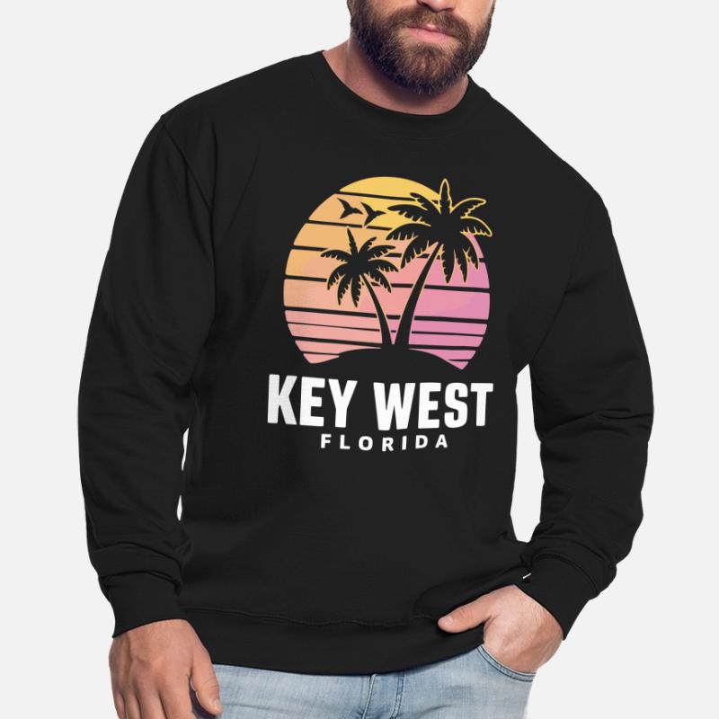 Conception du coucher de soleil de Key West en Floride Sweat-shirt Unisexe