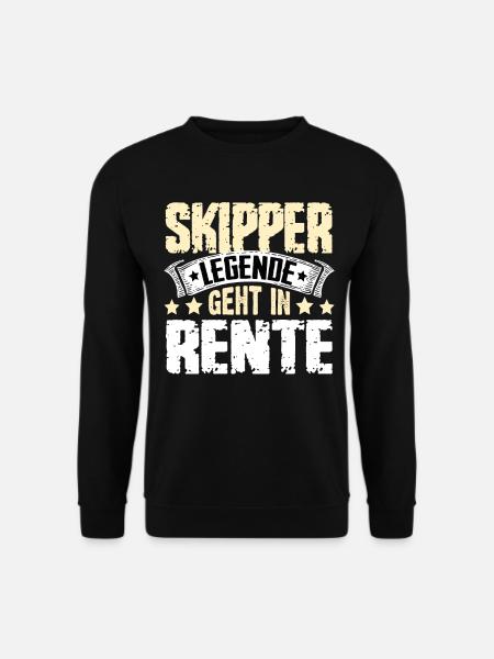 Skipper legend retires - Unisex Sweatshirt - black