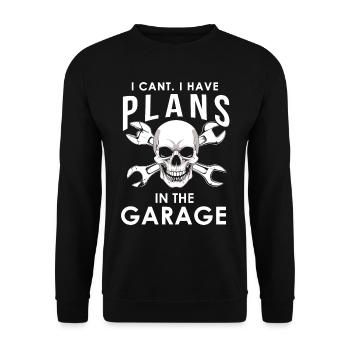 Mécanicien automobile, mécatronicien, technicien tournevis, dictons - Sweat-shirt Unisexe - noir - Devant - Alina (178cm) & Michal (187cm)
