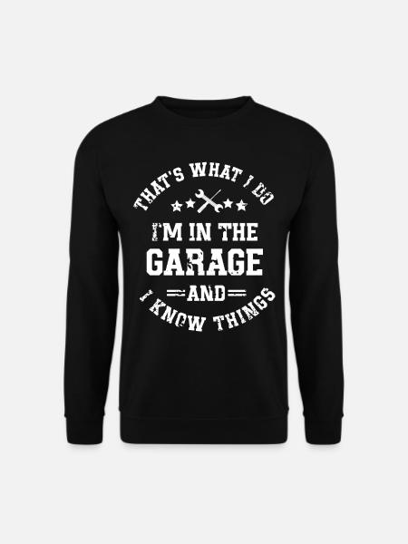 KFZ Mechaniker Mechatroniker Schrauber Sprüche - Unisex Pullover - Schwarz