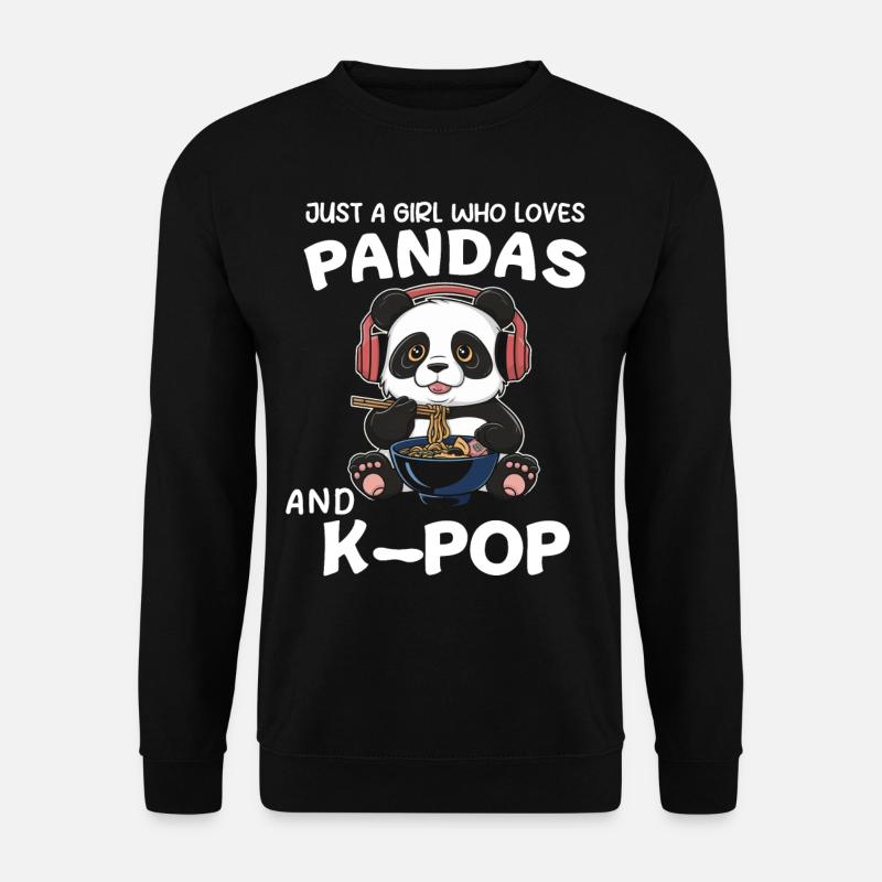 Panda Panda Ours Drôle - Sweat-shirt Unisexe - noir