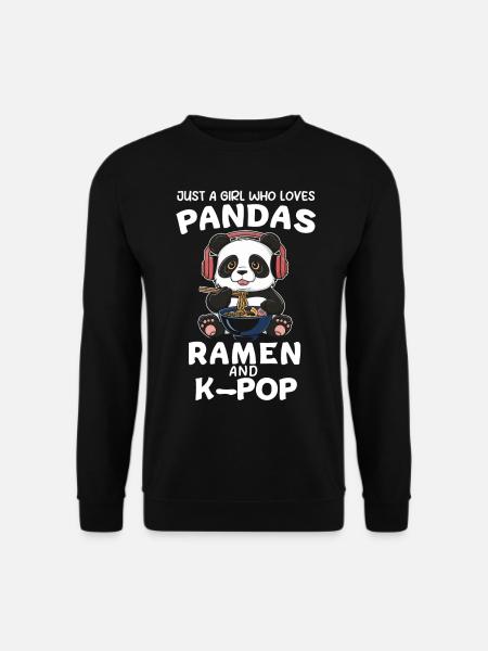 Panda Panda Bear Funny - Unisex Sweatshirt - black