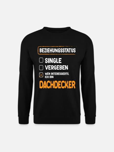 Roofer Relationship Status - Unisex Sweatshirt - black