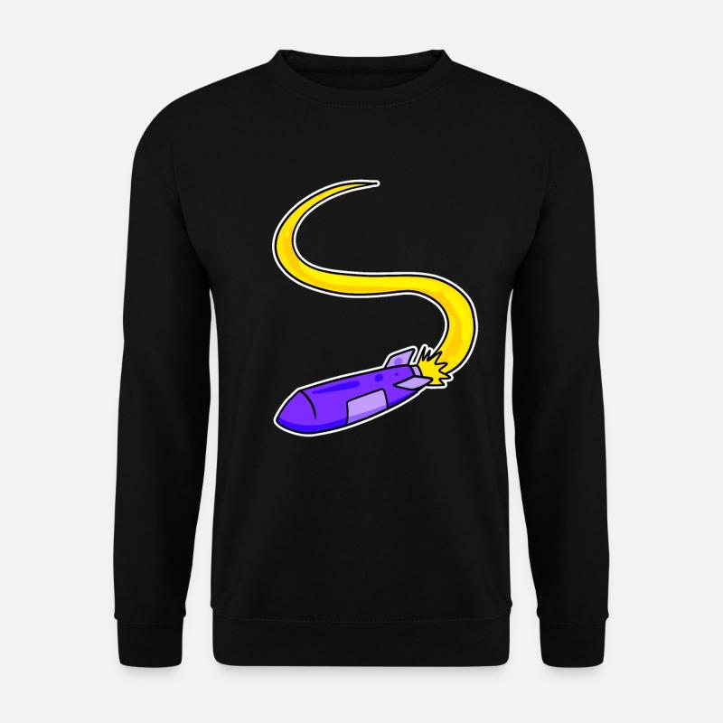 Rocket motif - Unisex Sweatshirt - black