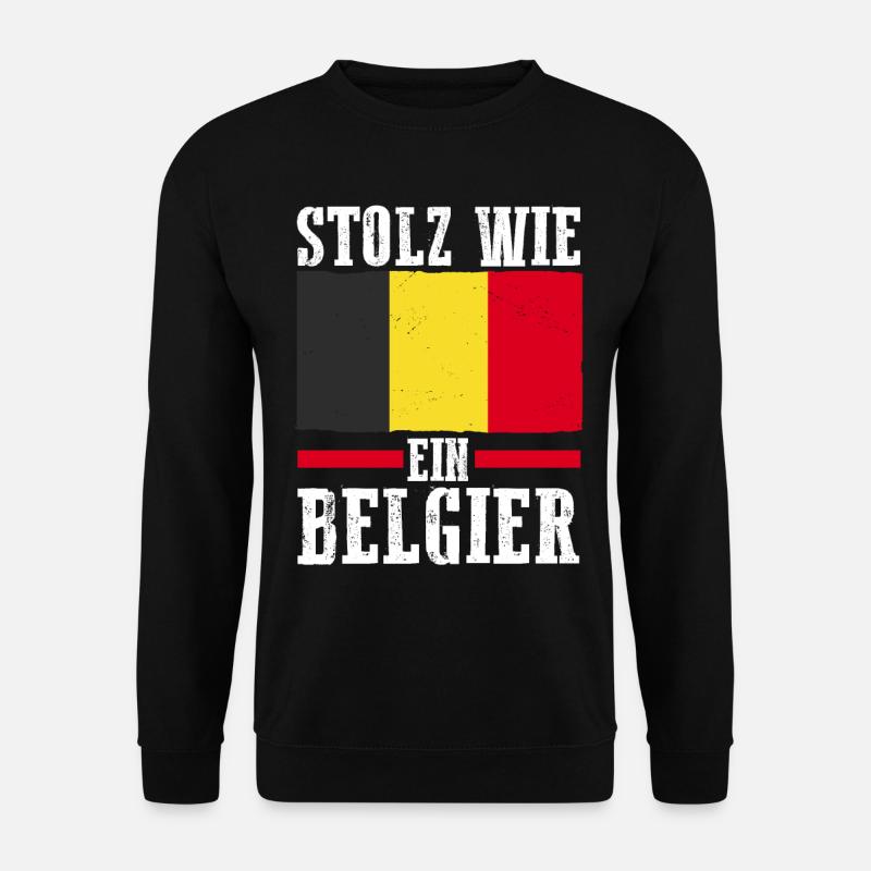 Belgian Belgian Belgium - Unisex Sweatshirt - black