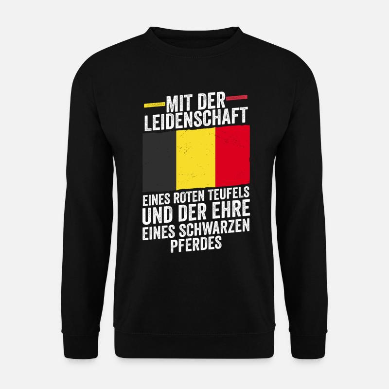 Belgian Belgian Belgium - Unisex Sweatshirt - black