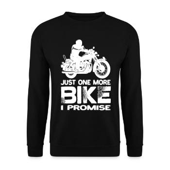 Juste une moto de plus que je promets à la moto - Sweat-shirt Unisexe - noir - Devant - Alina (178cm) & Michal (187cm)