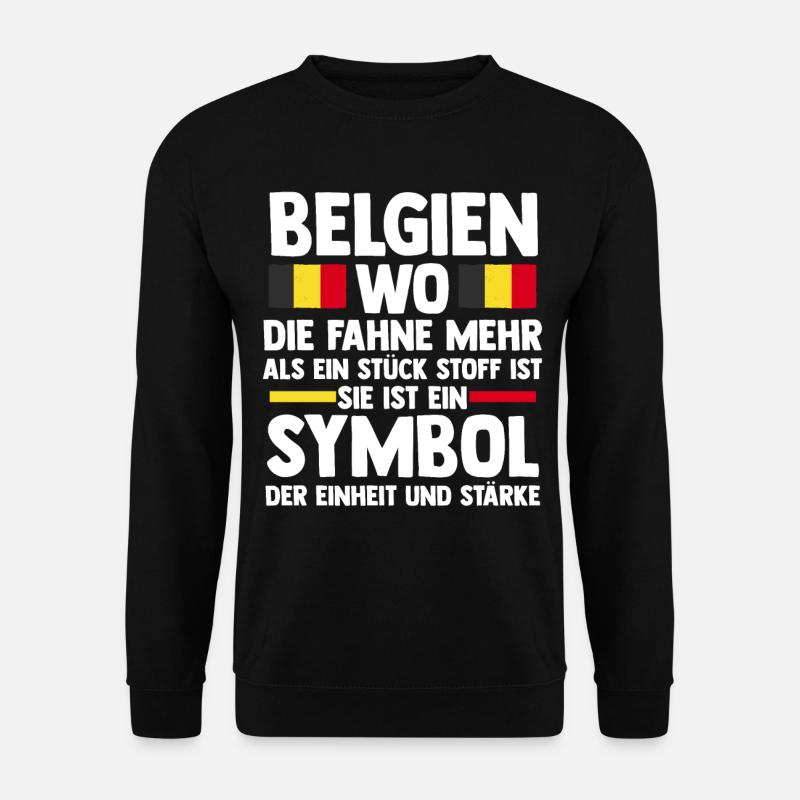 Belgian Belgian Belgium - Unisex Sweatshirt - black